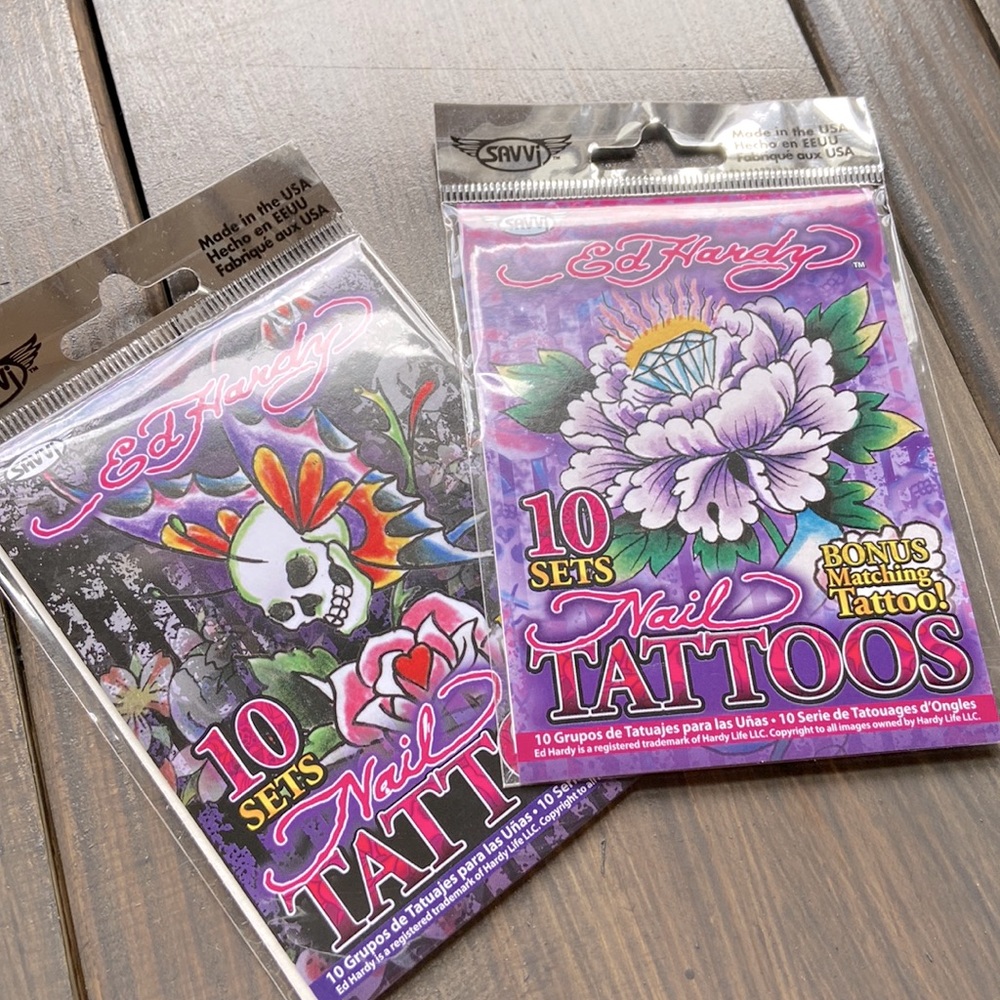 ED HARDY mail decals
